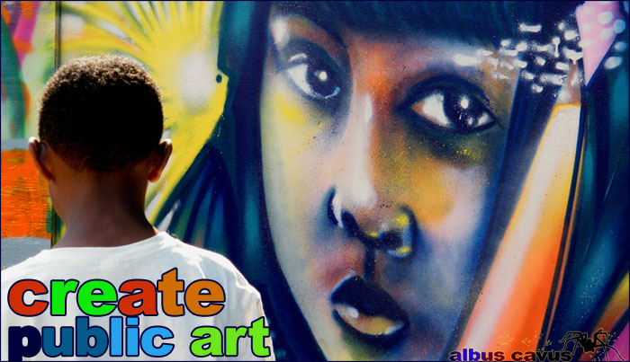 create public art by albus cavus